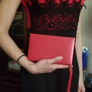 Used red wristlet